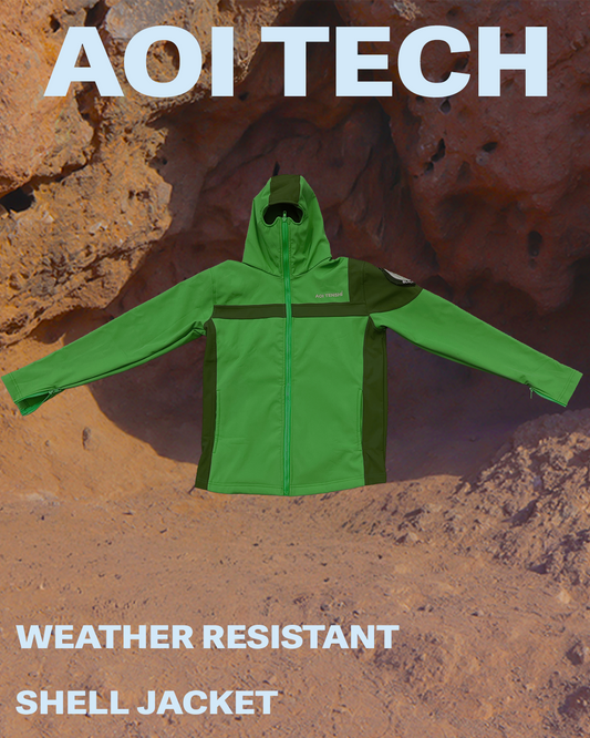 AOI TECH Weather Resistant Shell Jacket (Green)
