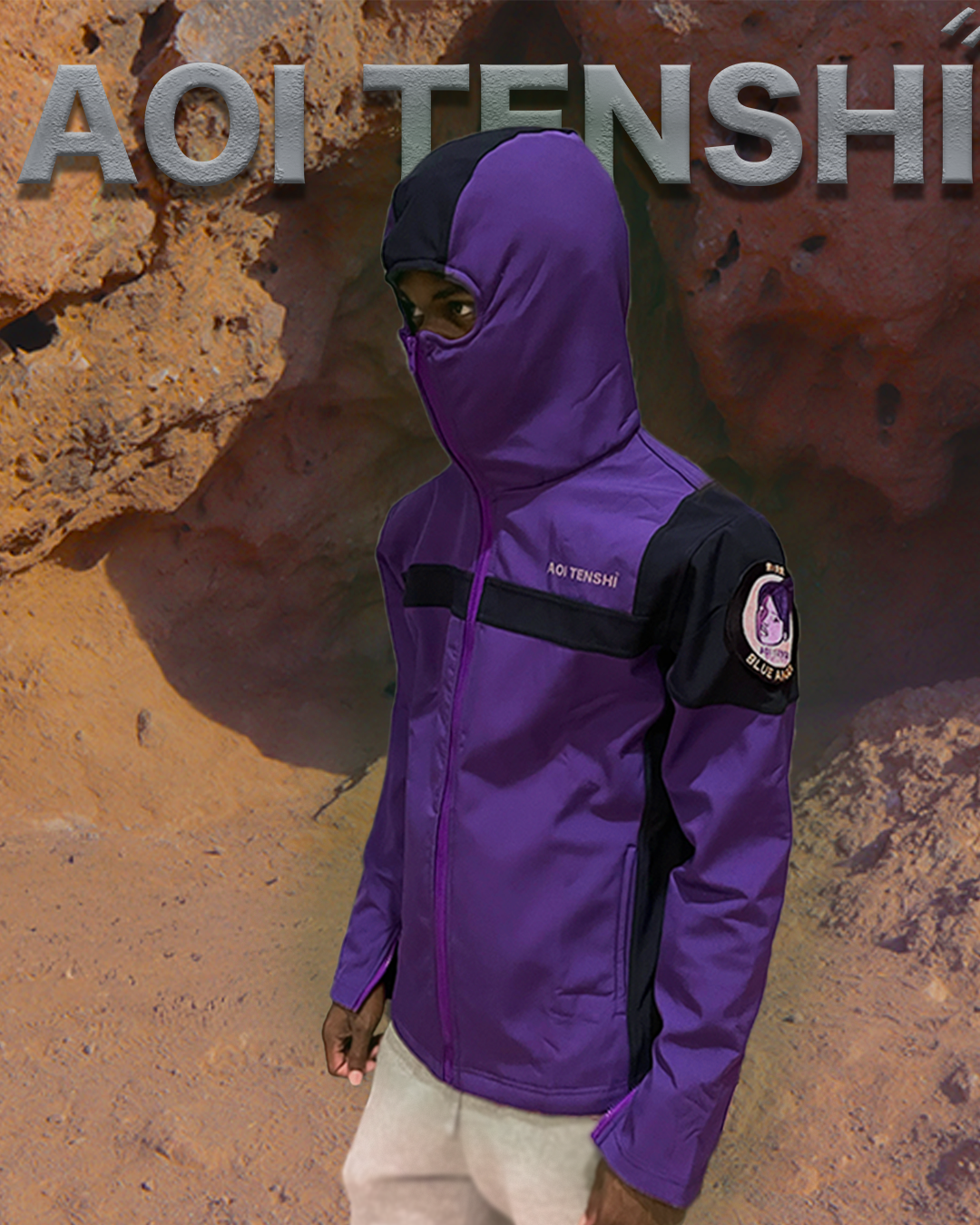 AOI TECH Weather Resistant Shell Jacket (Purple)